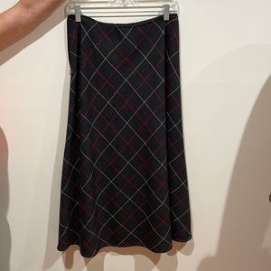 Custom Made Skirt Grey 100% wool size 6